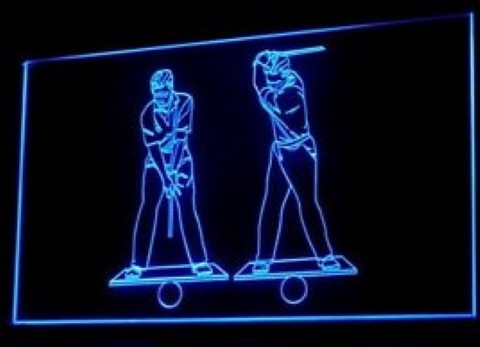 Golf Training LED Neon Sign